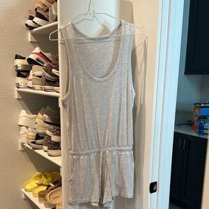 Vuori Gray Sleeveless Jumpsuit